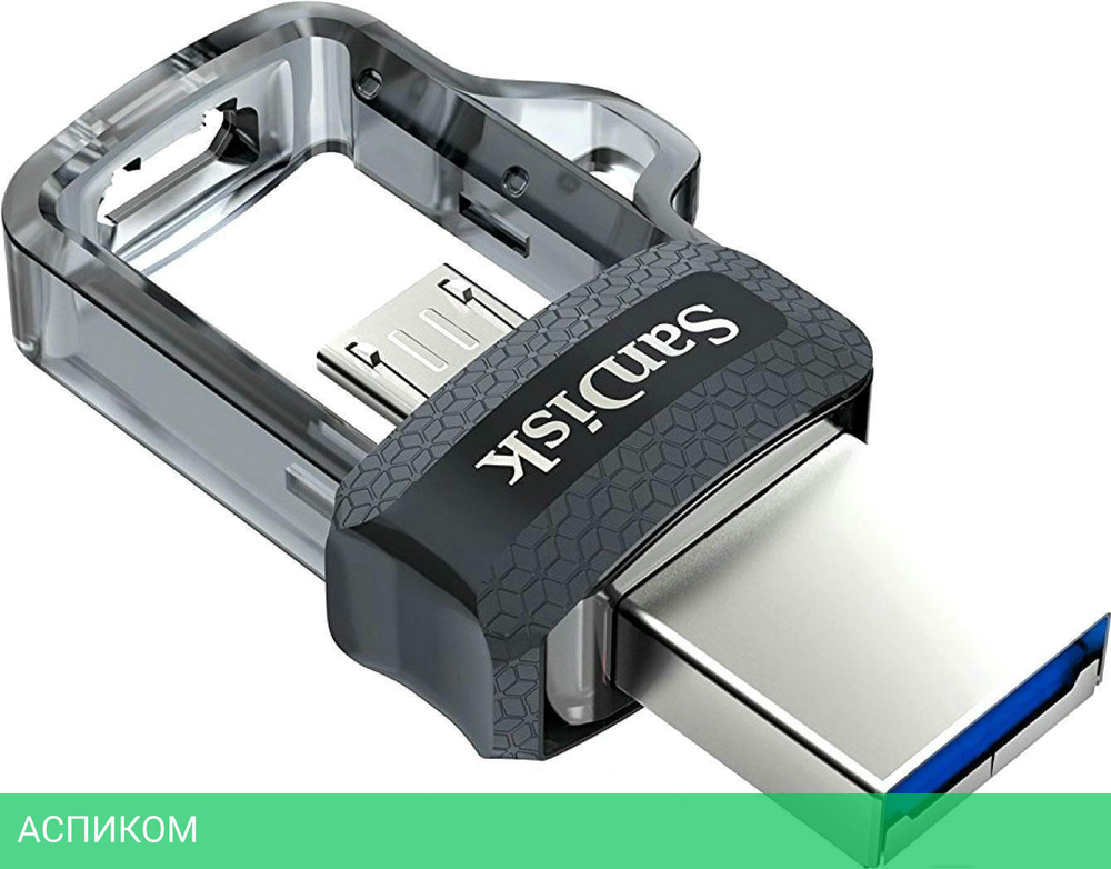 USB Flash-накопитель SanDisk Ultra Dual Drive m3.0 64GB (SDDD3-064G-G46)