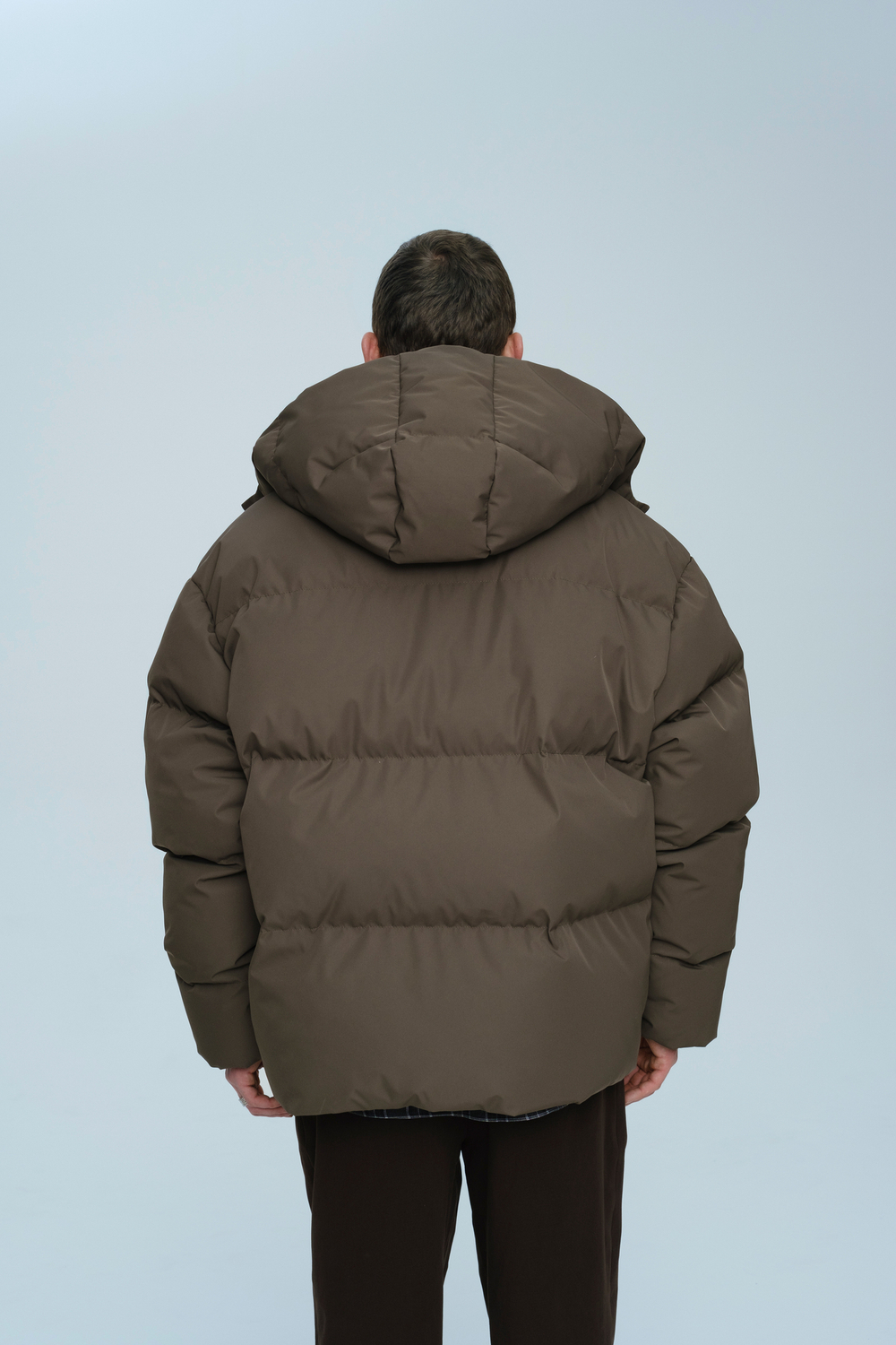 Пуховик с капюшоном | brown