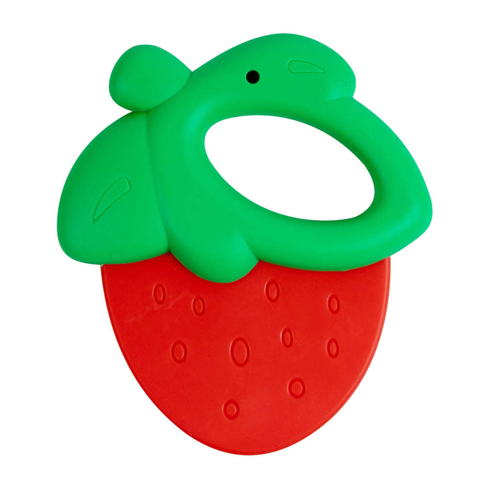 Погремушка "Клубничка" 1 шт ПОМА с 3 месяцев