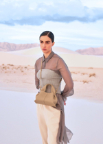 Сумка Polene Numéro Neuf Mini EDITION TEXTURED BEIGE