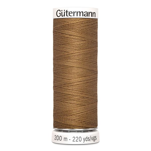 Нитки универсальные Gutermann Sew-all 100 (200 метров), 5 кат. | 887 бежево-горчичный