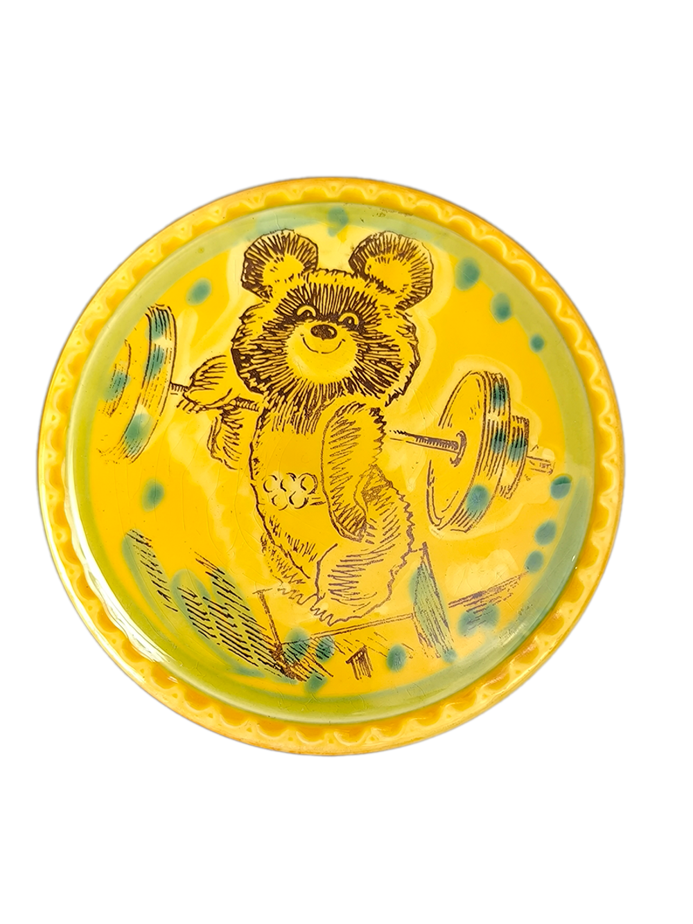 &&& Панно настенное "Олимпийский мишка" (ЗиК "Конаково")