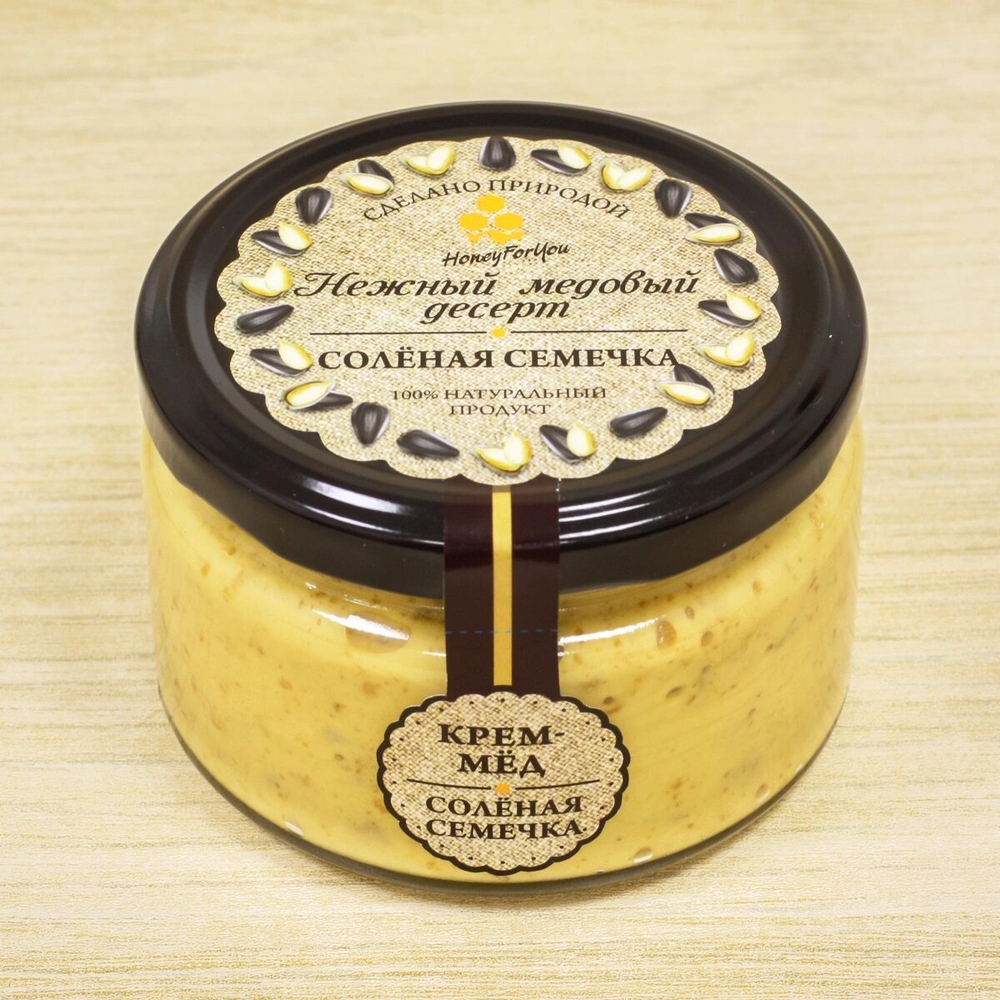 Нежный медовый десерт HoneyForYou "Соленая семечка"