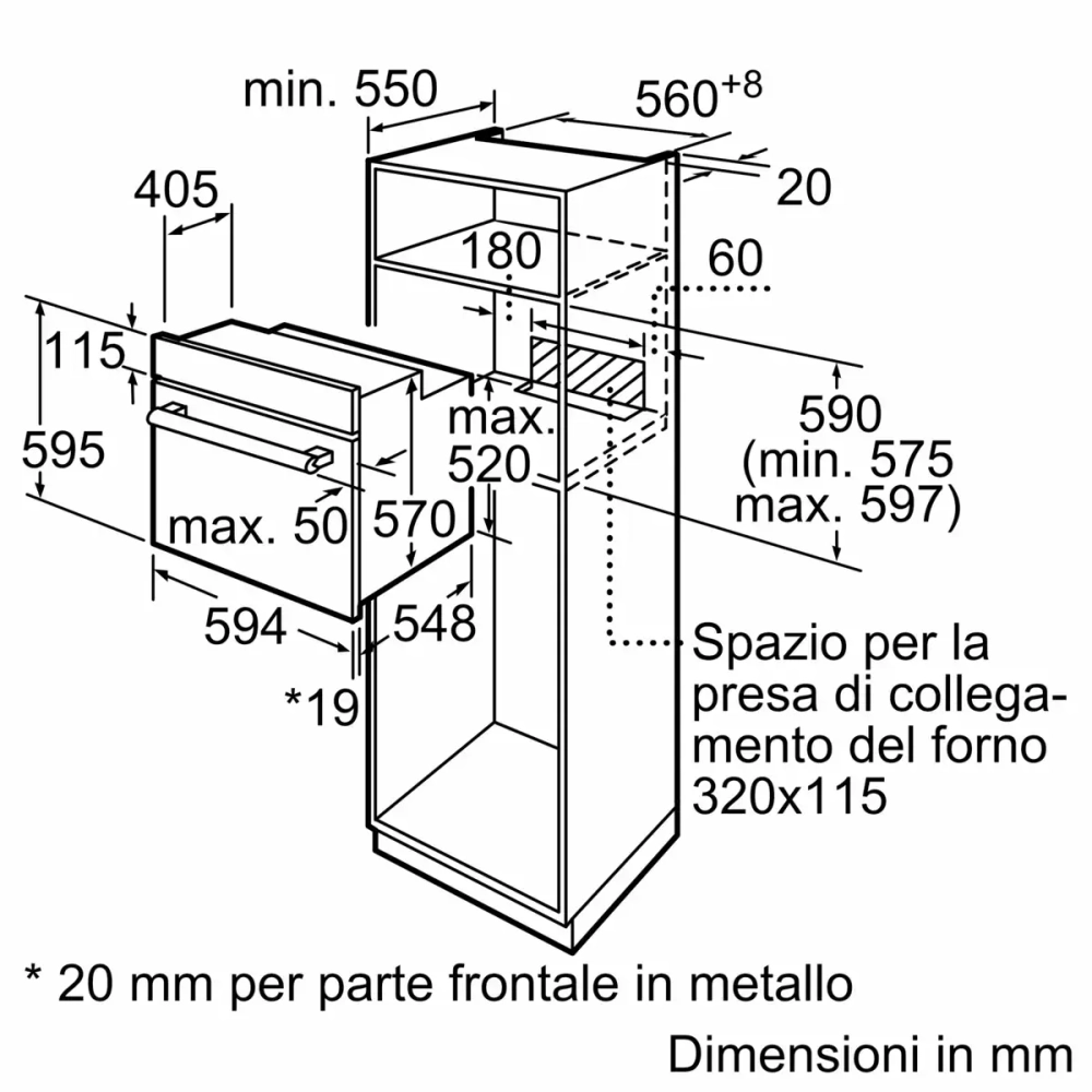 Духовой шкаф Bosch HBF113BR1S