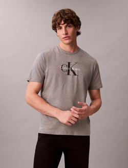 Футболка Calvin Klein Monologo Tee Medium Grey Heather
