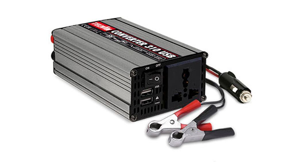 Преобразователь тока 12-220В CONVERTER 310 USB¶ Telwin CONVERTER 310 USB