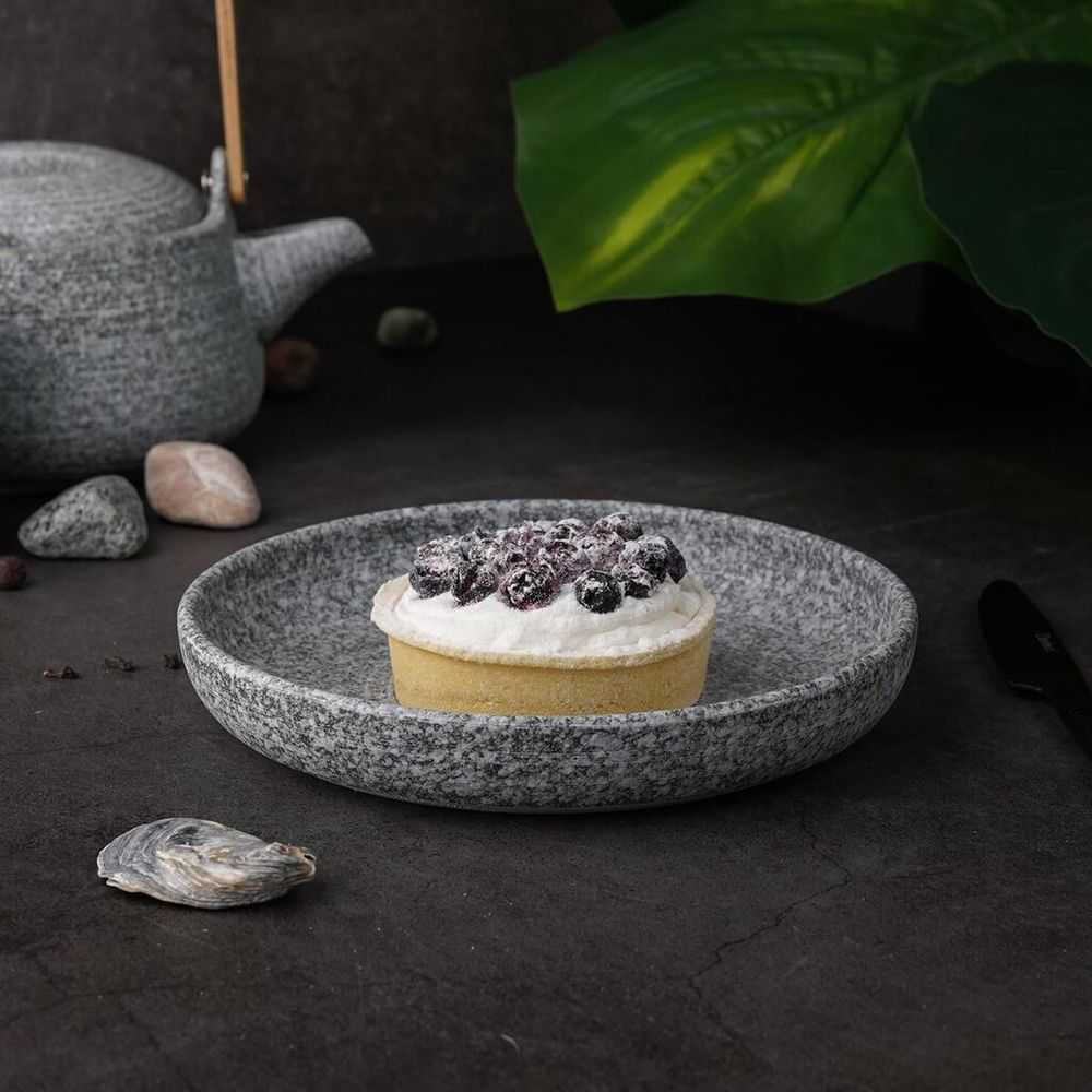 Тарелка с бортом d 17,5 см h2,8 см Stone Untouched Taiga P.L. Proff Cuisine [1]