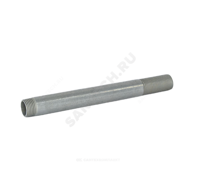 Сгон сталь удлиненный оц Ду 20 L=150мм б/комплекта из труб по ГОСТ 3262-75 МеталлПромИнвест