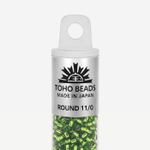 Японский бисер TOHO Round 11/0 (№27), с внутренним серебрением, прозрачный