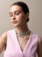 Чокер "Delicacy Shine" cotton pearl White