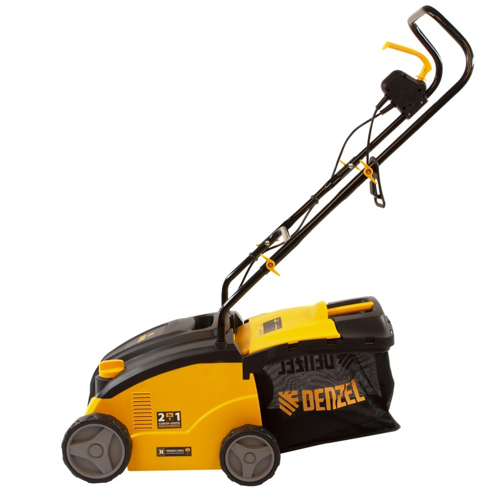 Скарификатор-аэратор электрический SAE-1500, 1500 Вт, -11/+5 мм, 32 cм Denzel