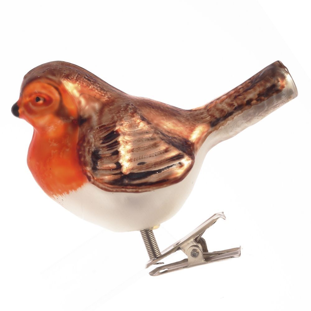 GAEM Украшение новогоднее на прищепке "Птичка", L8 W5 H8 см, 4в.