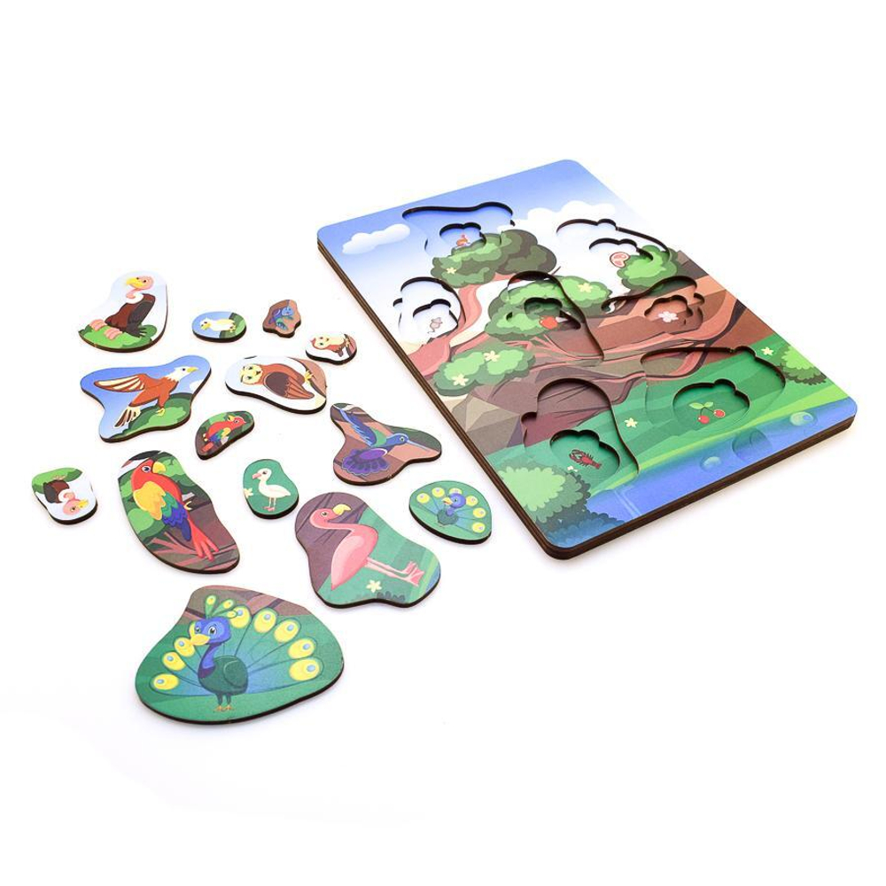 Вкладыш многоуровневый птицы