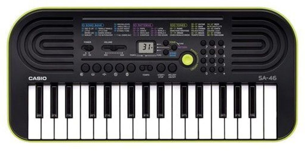 Синтезатор Casio SА-46 32 клав. зеленый