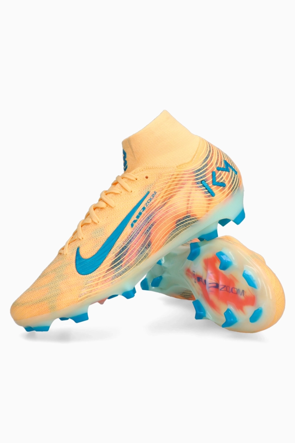 Бутсы Nike Zoom Mercurial Superfly 10 Elite Mbappe FG - оранжевый