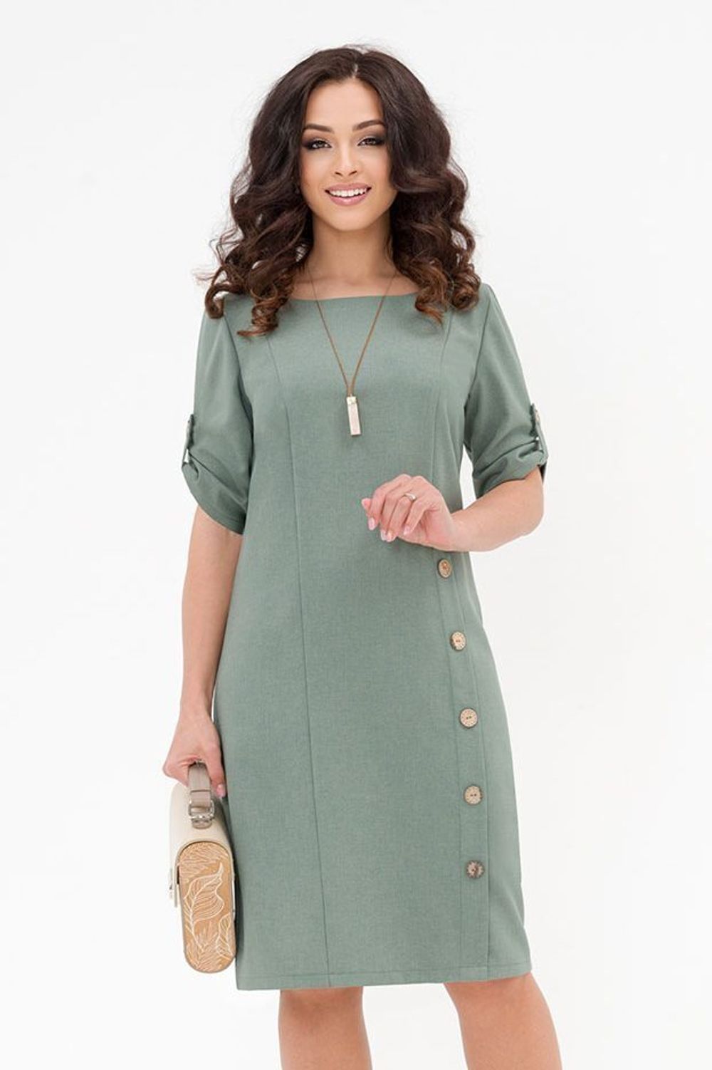 Платье Майра (48-56) Serenada фисташковый (Акция)