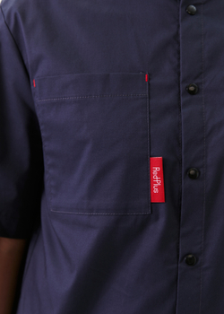 Топ медицинский унисекс Хэритаж, ртуть хлопок