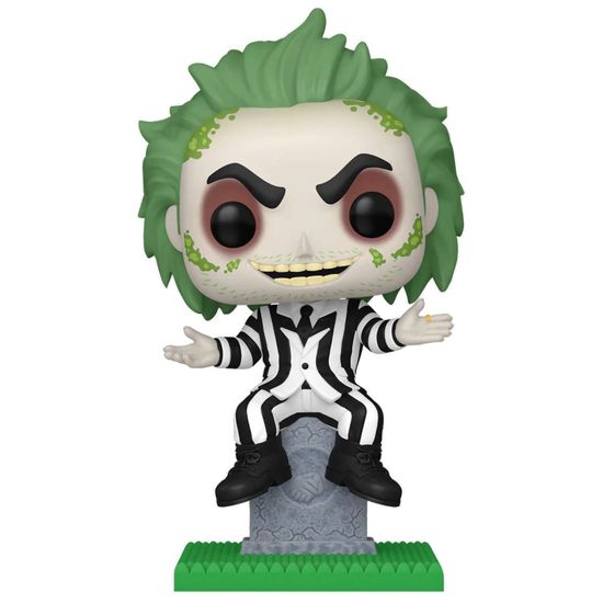 Фигурка Funko POP! Plus Beetlejuice S3 Beetlejuice on Tombstone (1757) 83562 / Фигурка Фанко ПОП! по мотивам фильма "Битлджус", Битлджус. Товар уцененный