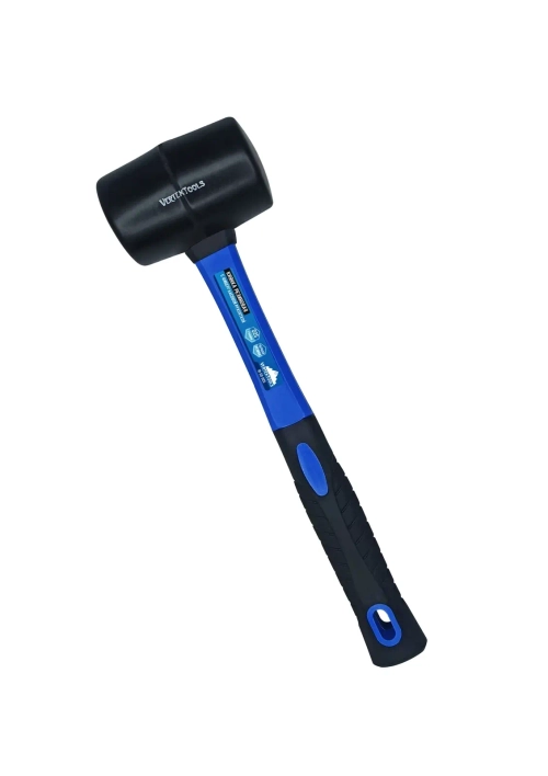 КИЯНКА РЕЗИНОВАЯ 225 г. ЧЕРНАЯ РЕЗИНА, ФИБЕРГЛАСОВАЯ РУКОЯТКА (6/ 48)