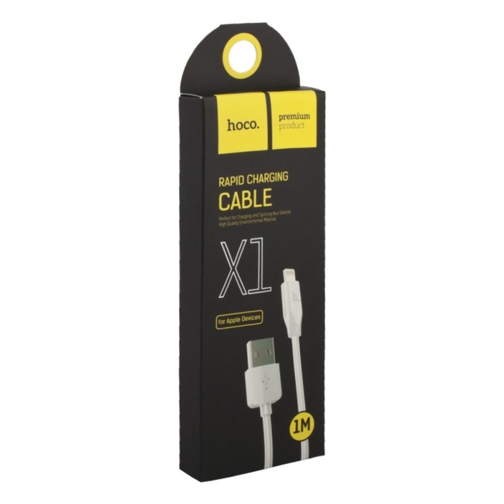 Hoco Rapid X1 Lightning-USB (1 / 2 м) Кабель