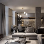 Подвесная люстра Maytoni BALANCE MOD317PL-04G