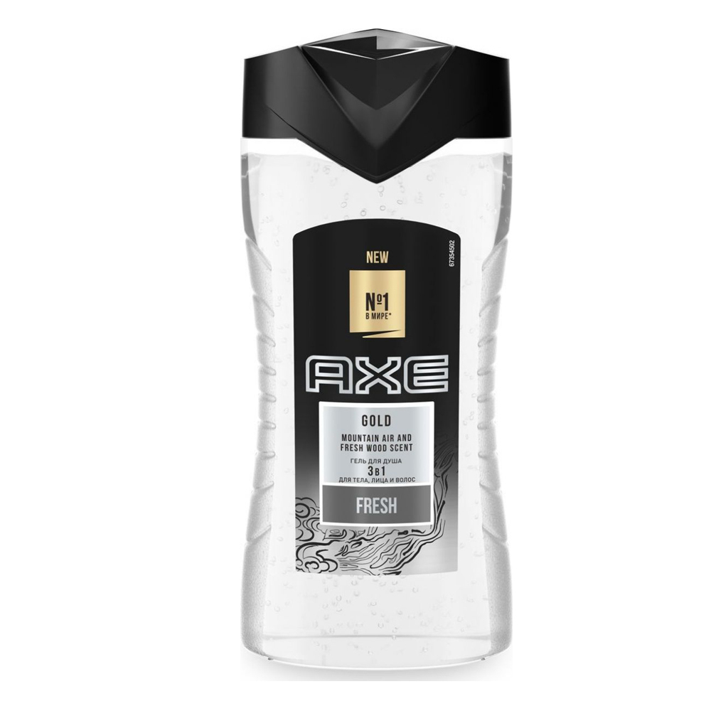 AXE Гель для душа мужской 2в1 Gold Fresh 250 мл