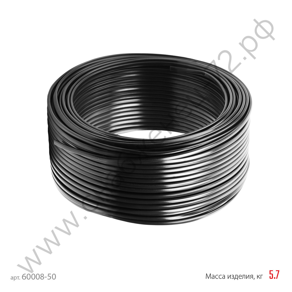 ЗУБР ВВГ-Пнг(А)-LS 3x1.5 50 м, ГОСТ 31996-2012, Кабель силовой плоскийс пониженным дымо-газовыделением,Профессионал (60008-50)