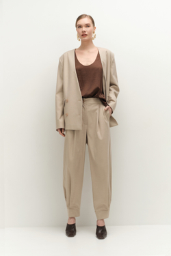 Брюки с манжетами