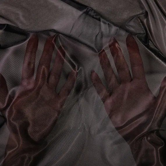 уценка! Корсетная cетка черная мягкая (метражом), Турция