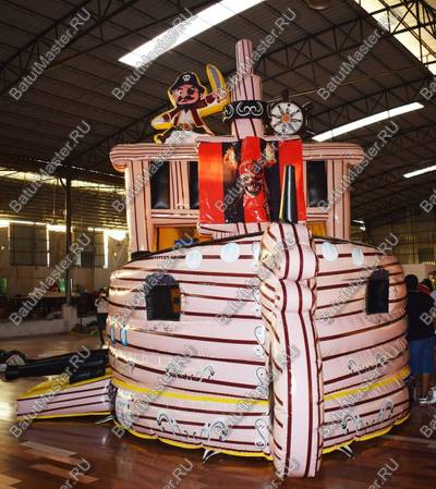 Коммерческий надувной батут-корабль "Атлантис - 2", 10*5*5 м