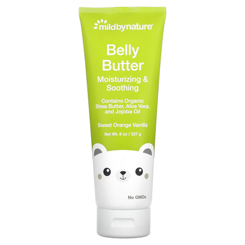 Mild By Nature, масло для живота, ваниль и апельсин, 227 г (8 унций)