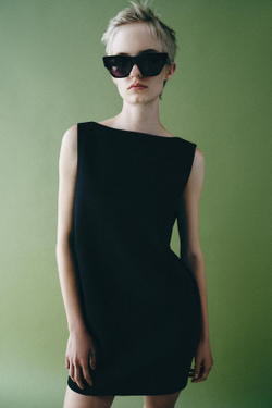 ZARA КОРОТКОЕ ПЛАТЬЕ — ZW COLLECTION, ЧЕРНЫЙ
