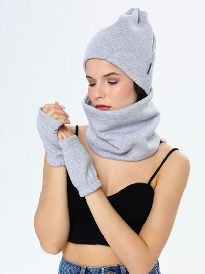 Митенки женские из футера с начесом