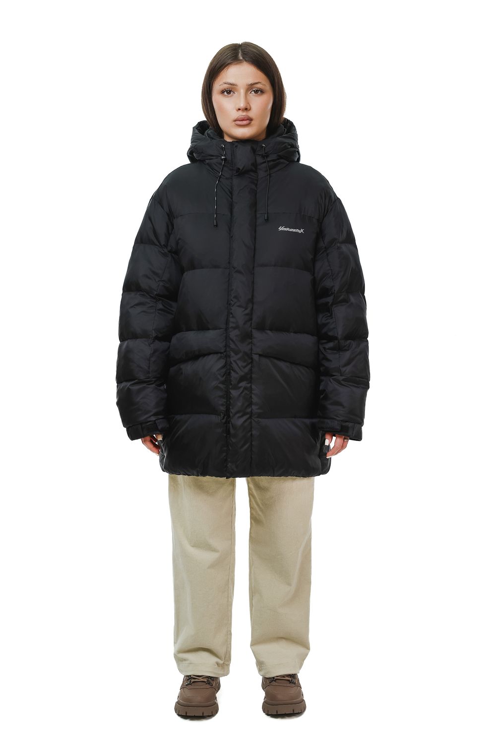 Пуховик Ymkashix Star черный