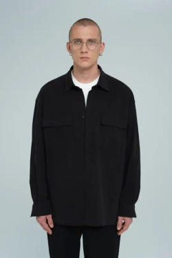 Рубашка оверсайз | black