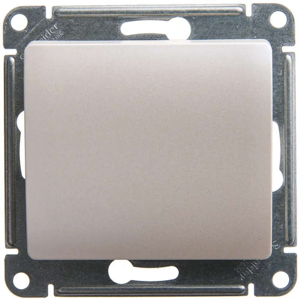 GLOSSA 1-клавишный ПЕРЕКРЕСТНЫЙ ПЕРЕКЛЮЧАТЕЛЬ, сх.7, 10АХ, механизм, ПЕРЛАМУТР