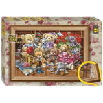 Пазл 500эл.+рамка "Семья мишек" (Степ пазл)