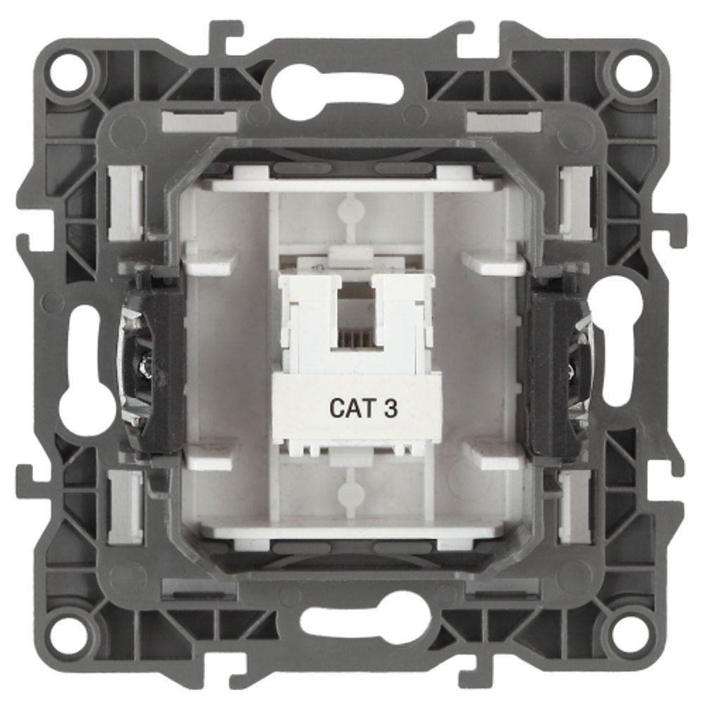 12-3105-14 ЭРА Розетка телефонная RJ11, IP20, Эра12, медь