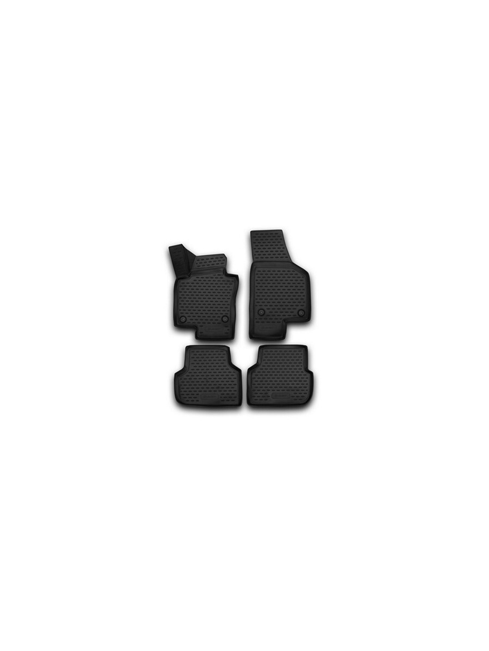 Коврики в салон для VW Jetta (VI, VIp) 2010-2018, 4 шт. (полиуретан) NLC.3D.51.35.210KH