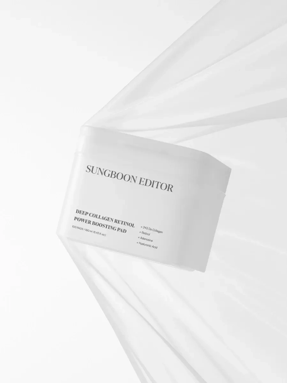 Sungboon Editor Обновляющие пэды с коллагеном и ретинолом Deep Collagen Retinol Power Boosting Pad 100 шт