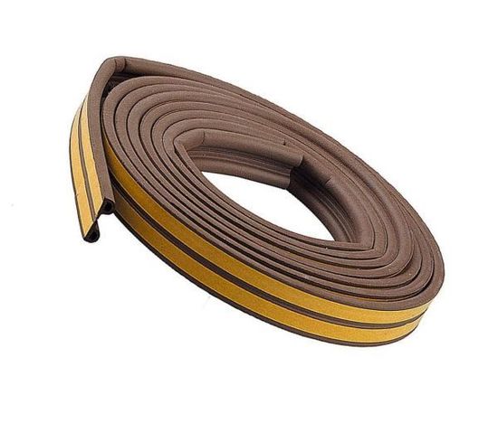 Уплотнитель ЗУБР резиновый самокл профиль D  6 м