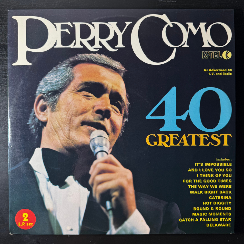 Perry Como ‎– 40 Greatest 2LP (Англия 1975г.)