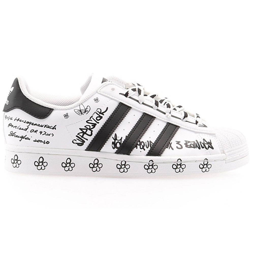 Кроссовки Adidas Originals Superstar Sharpie Pack - Graffiti White Black