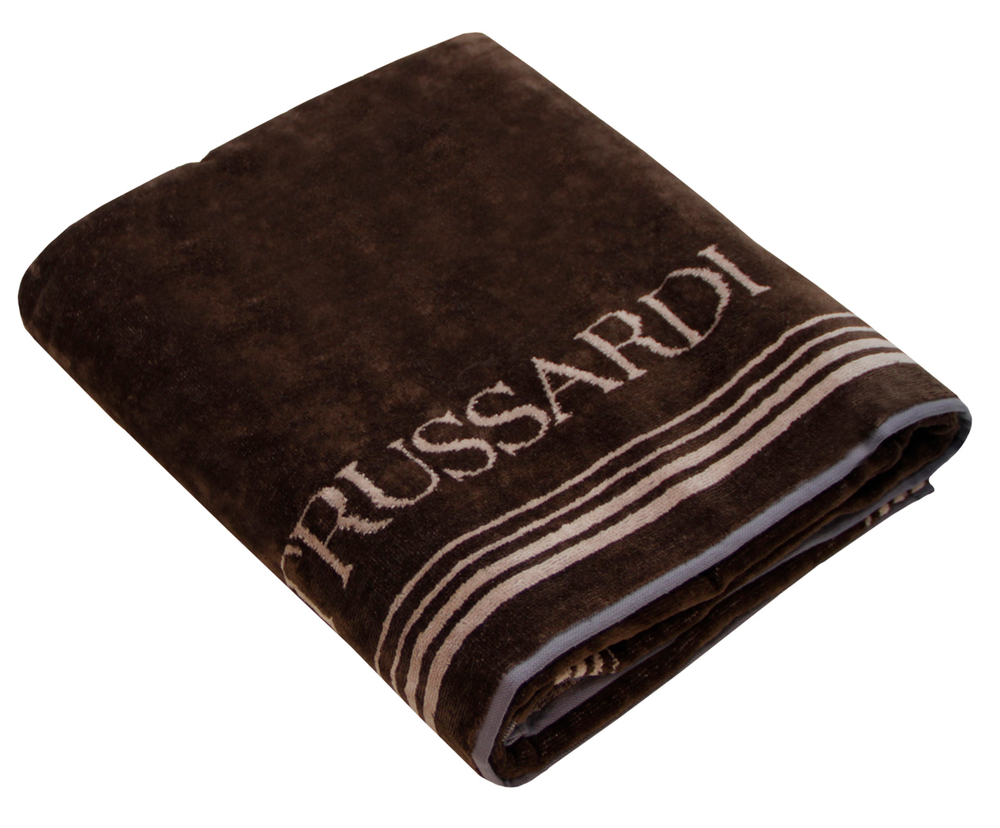 Набор полотенец 2шт Trussardi Frame 004 brown