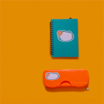 Наклейки для школы Львенок (серый), 56 шт