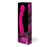 Малиновый wand-вибратор с 10 режимами вибрации головки Bior Toys Erowoman-Eroman EE-14013