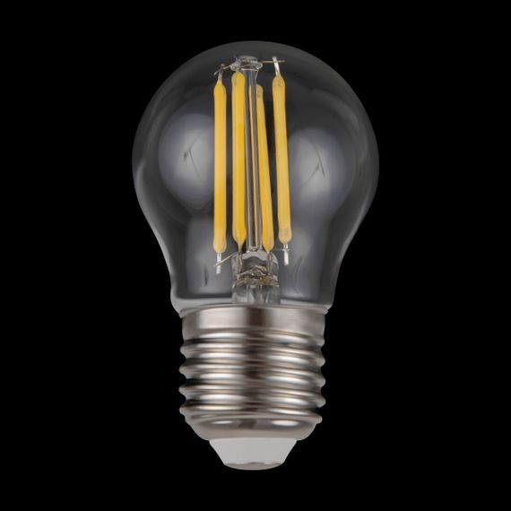 Лампа светодиодная филаментная диммируемая Voltega E27 5W 2800K прозрачная 8466
