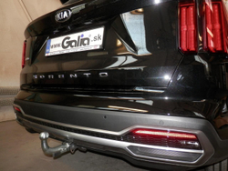 Оцинкованный фаркоп на Kia Sorento MQ4 2020- (без электрики), Galia K050A