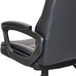 Кресло BRABIX "Forex EX-529", экокожа, разборное пятилучие, черное, 532980