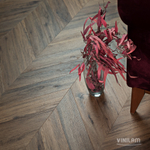 Виниловый ламинат VINILAM PARQUET CHEVRON RI107516 Шеврон Лувр Glue